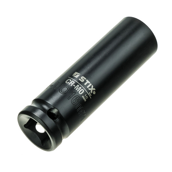 1/2"-Schlagschraubendreher-Einsätze, lang, 10-teiliges Set im Koffer (13, 15, 16, 17, 18, 19, 21, 22, 24, 26) STT CR-MO SERIES 3 – Stix Tool