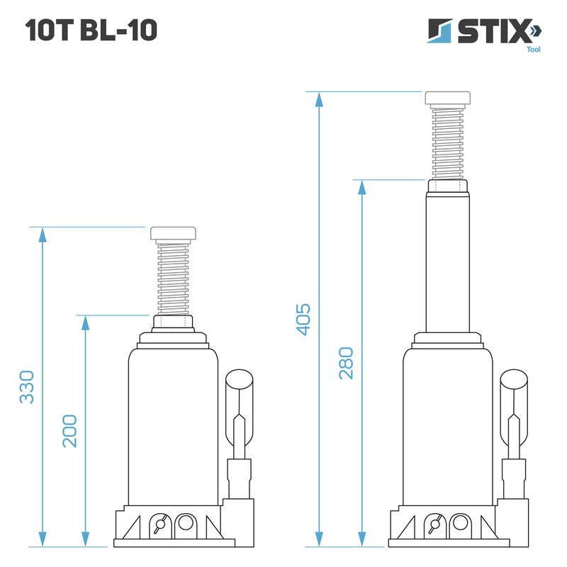 Hydraulic Bottle Jack 10T BL-10 – Stix
