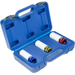 1/2" Long Impact Sockets for Alloy Wheels, 3-Piece Set in Case (17, 19, 21) STT CR-MO SERIES 1 - Stix Tool