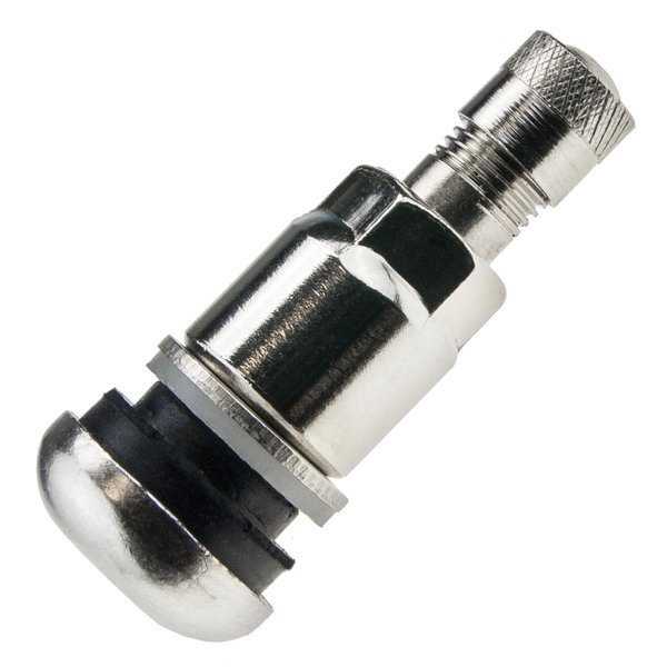 Zawór do felg chromowany X1 Series (skręcany, metalowy MS525AL) - 4 szt - Carbonado