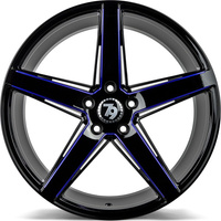Komplet staggered 4 szt. Felg Aluminiowych 19 5x120 79Wheels Seventy9 SV-N BGBR