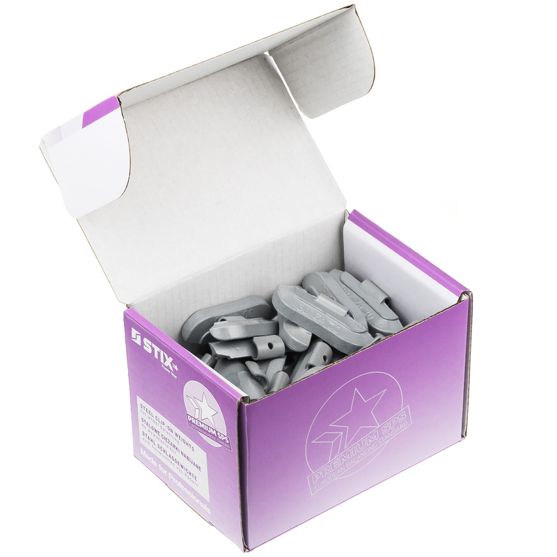 Zink-Schlaggewichte ZN/S 30 g für Stahlfelgen (50 Stk.)