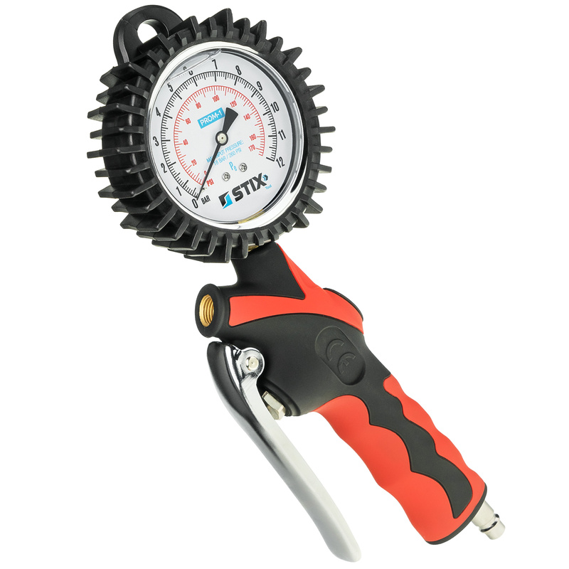 Reifenfüllpistole mit analogem Manometer 0-12 BAR