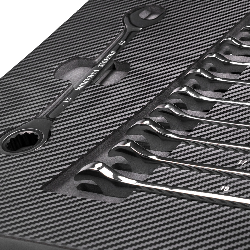Drawer insert for tool cabinet (13-piece ratcheting combination wrench set) TD-2 - Stix