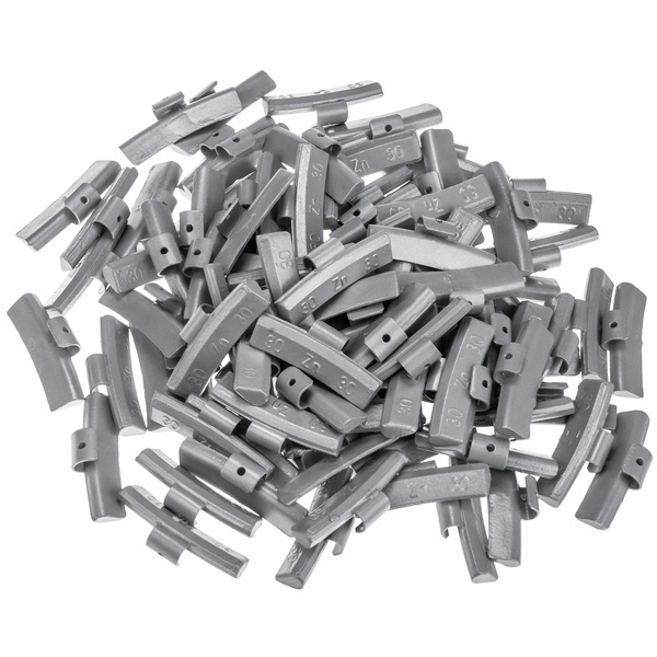ALU Zinc scooped weights for aluminum rims ZN/A 30g / 100 pcs. - Stix