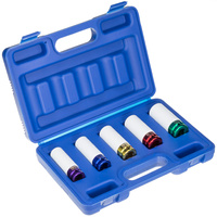 PREMIUM STT CR-MO long socket set in case 15/17/19/21/22 - Stix Tool