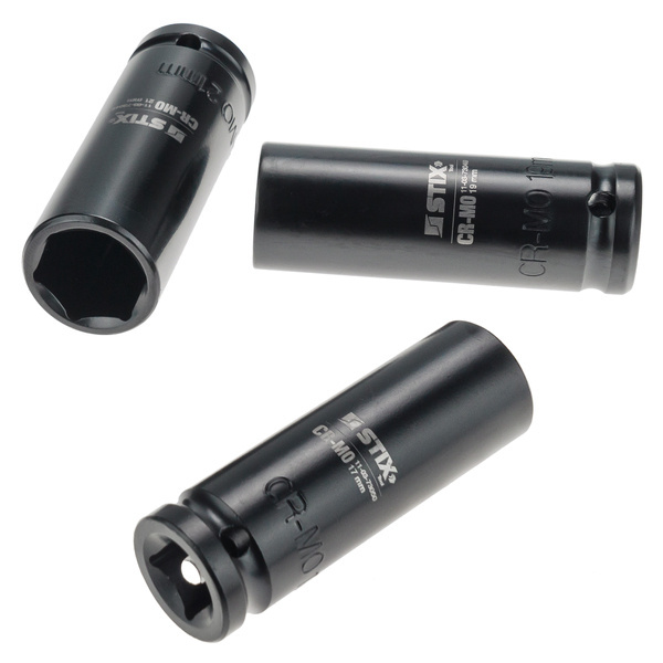 PREMIUM STT CR-MO long socket set in case 17/19/21 - Stix Tool