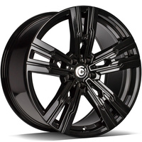 Satz staggered 4 Alufelgen 20 5x112 Carbonado VAMPIRE BG