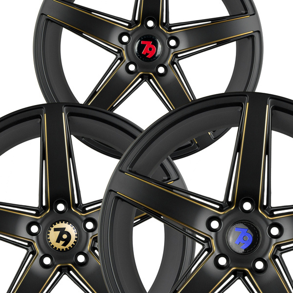 Komplet staggered 4 szt. Felg Aluminiowych 19 5x120 79Wheels Seventy9 SV-N BGGR