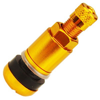 Valve for wheels X1 Series Gold Edition (Clamp-in, aluminum MS525) - 1 pcs. - Carbonado