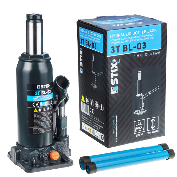 Hydraulic Bottle Jack 3T BL-03 – Stix