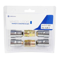 Lock nuts for alloy wheels C-Block (M14x1,5 / Movable Sleeve) - Carbonado