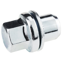 Aluminium Wheel Nuts, Land Rover Type – M14x1.5 / Zinc Plated, Floating Washer, Key Size 22 – Carbonado