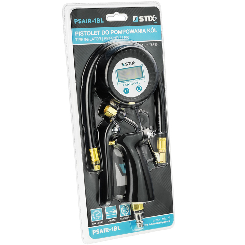 Digital Inflator Gauge PSAIR-1BL 0-18 BAR