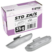 Clip on weights STD Zinc for steel wheels ZN/S 35g / 50 pcs. - Stix