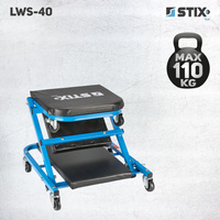Klappbare Werkstattliege / Werkstatt-Hocker 2-in-1 LWS-40 – Stix