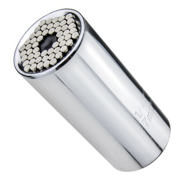 Universal Steckschlüssel Cr-V Nuss Multi 7-19 mm Universalschlüssel + Adapter