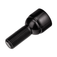 Anti-theft locking wheel bolts for alloy wheels / M14x1.5 ball seat / 35 mm thread, black – Carbonado C-Block