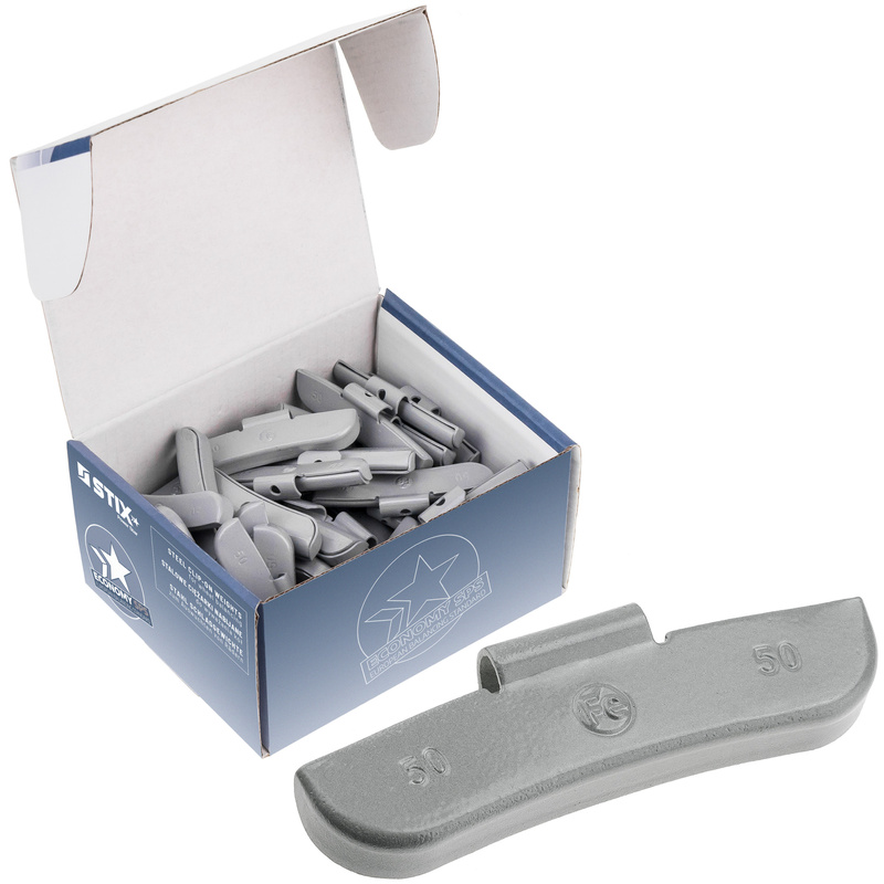 STD steel wheel weights for FE/S steel rims 50g / 50 pcs. - Stix