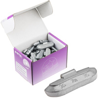 Zinc Clip-On Wheel Weights ZN/S 35 g for Steel Wheels (50 pcs)