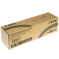 Pneumatic Spiral Hose SP-PU 12/8 mm (5 m), Polyurethane - PREMIUM STIX