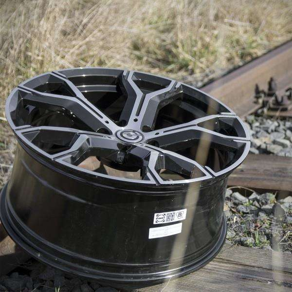 Set of 4 Alloy Wheels 21 5x112 Carbonado Ring BFP