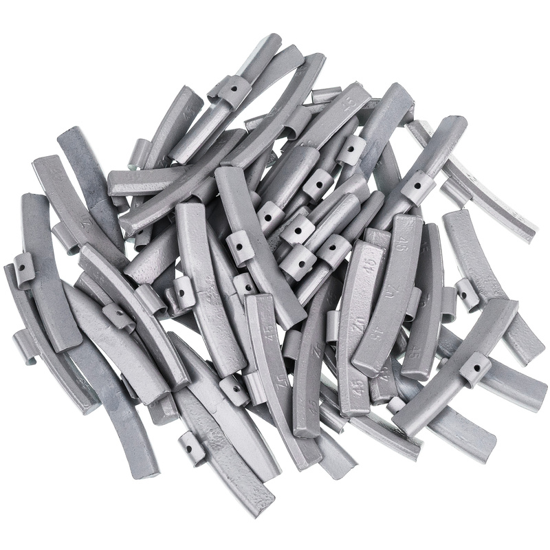 Zinc Clip-On Wheel Weights ZN/A 45 g for Alloy Wheels (50 pcs)