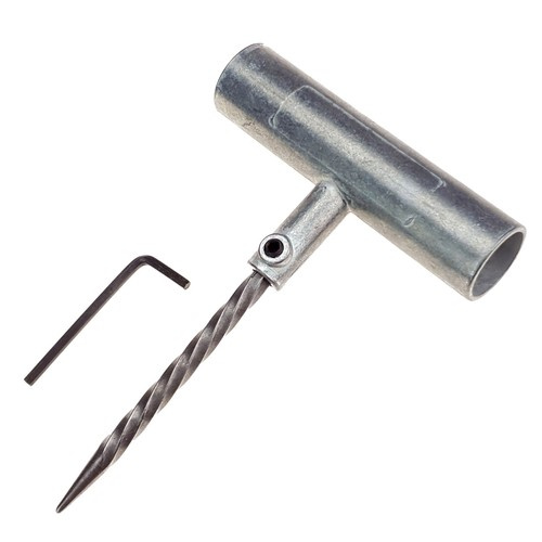 Tire glue applicator 8 mm galvanized, premium (spiral cutter, type "T") - Stix