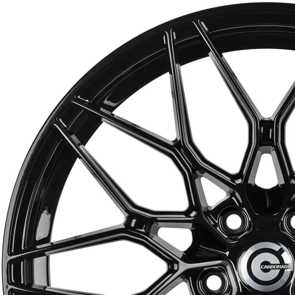 Satz staggered 4 Alufelgen 19 5x112 Carbonado EMERALD BG