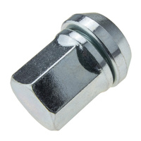 Floating wheel nut for alloy wheels M12x1.5 zinc plated with movable conical seat - Carbonado