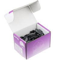 BLACK zinc clip-on wheel weights STD ZN/S 25 g for steel wheels (50 pcs) – Stix