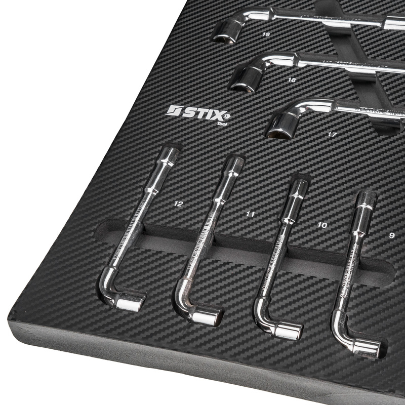 Drawer insert for tool cabinet (14-piece box wrench set) TD-1 - Stix