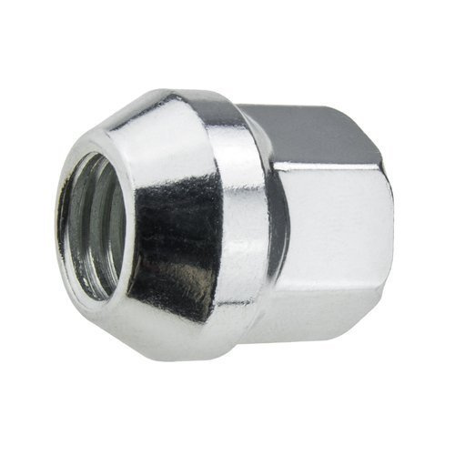 Wheel nuts for alloy wheels M14x2.0 zinc-plated, open type with collar, 19 mm hex, IS - Carbonado