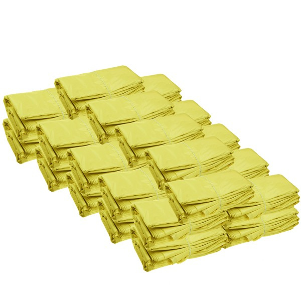Yellow PREMIUM bags for wheels, tires LDPE (Large 100x100) - 400 pcs - Stix