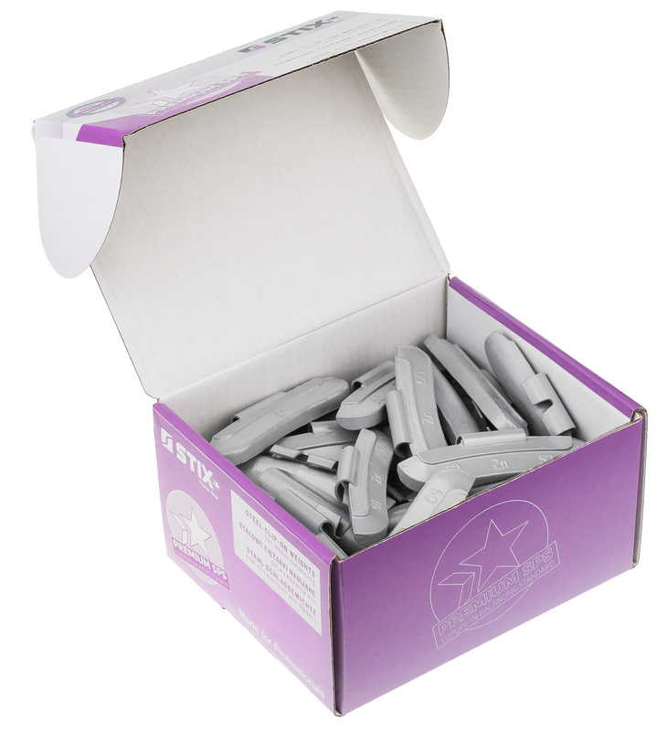 Ciężarki nabijane STD Cynkowe do felg stalowych ZN/S 50g / 50 szt. - Stix