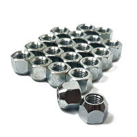 Steel wheel nuts M12x1.5 zinc plated open-ended without flange, 19 mm hex - Carbonado