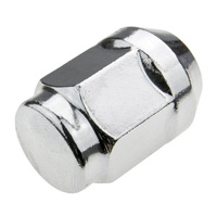 Wheel nuts for alloy wheels M12x1.25 chrome finish, closed type, 21 mm hex - Carbonado