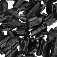 SCHWARZE Zink-Schlaggewichte STD ZN/S 15 g für Stahlfelgen (50 Stk.) – Stix
