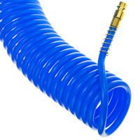 Wąż pneumatyczny spiralny SP-PU 8/5 mm (15 m), poliuretanowy - PREMIUM STIX