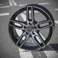 Set of staggered 4 Alloy Wheels 19 5x112 Carbonado Way BFP