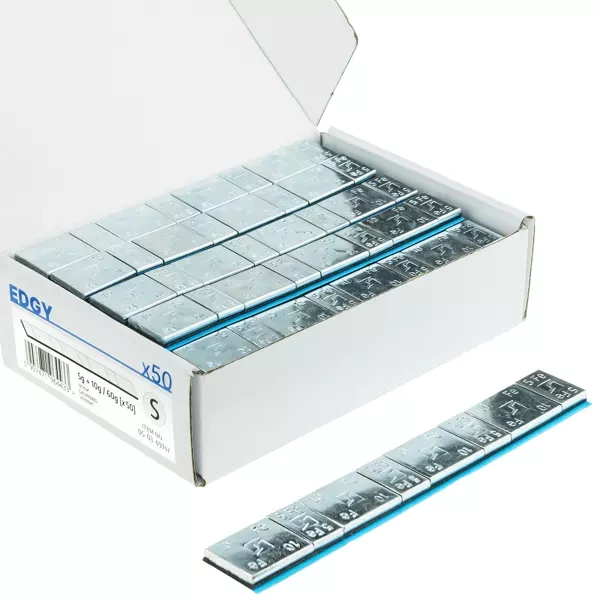 Edgy Slim Alufelgen Klebegewichte - 60g (5g+10g / verzinkt / breites Band) - 400 Stk. - Stix