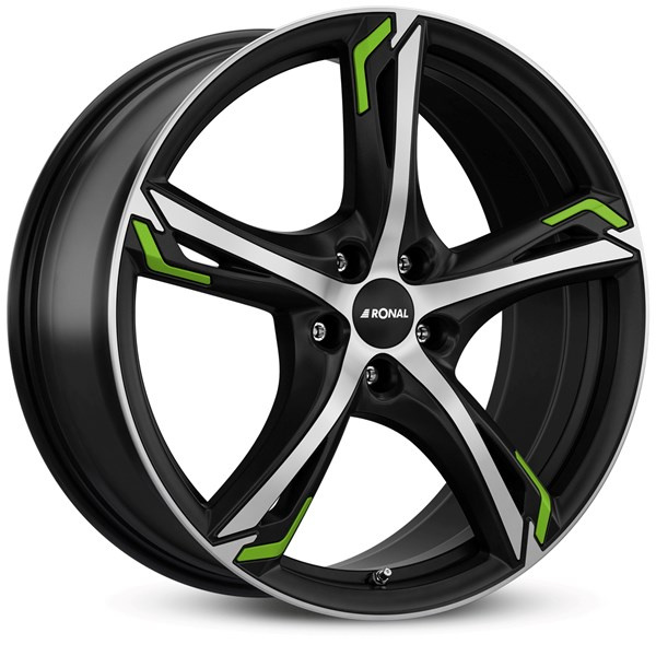 Alloy Wheels 17" 5x112 Ronal R62 green JBFG
