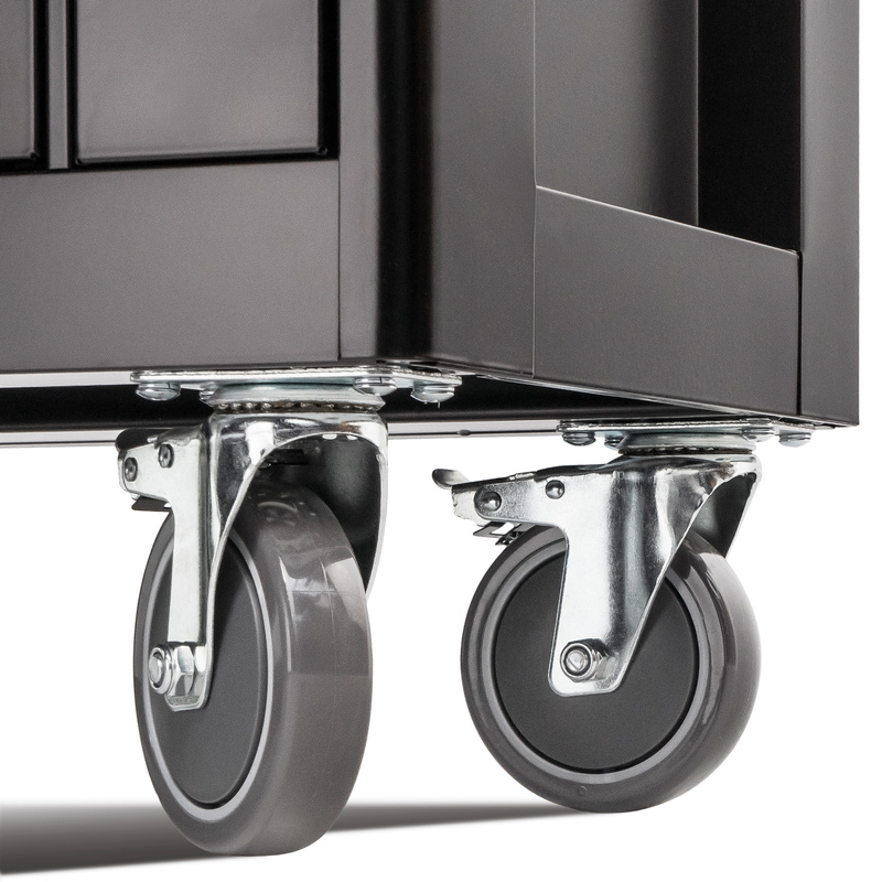 Workshop cabinet / tool trolley with 7 drawers, side pull-out compartment – UltimatePro B7 – Stix