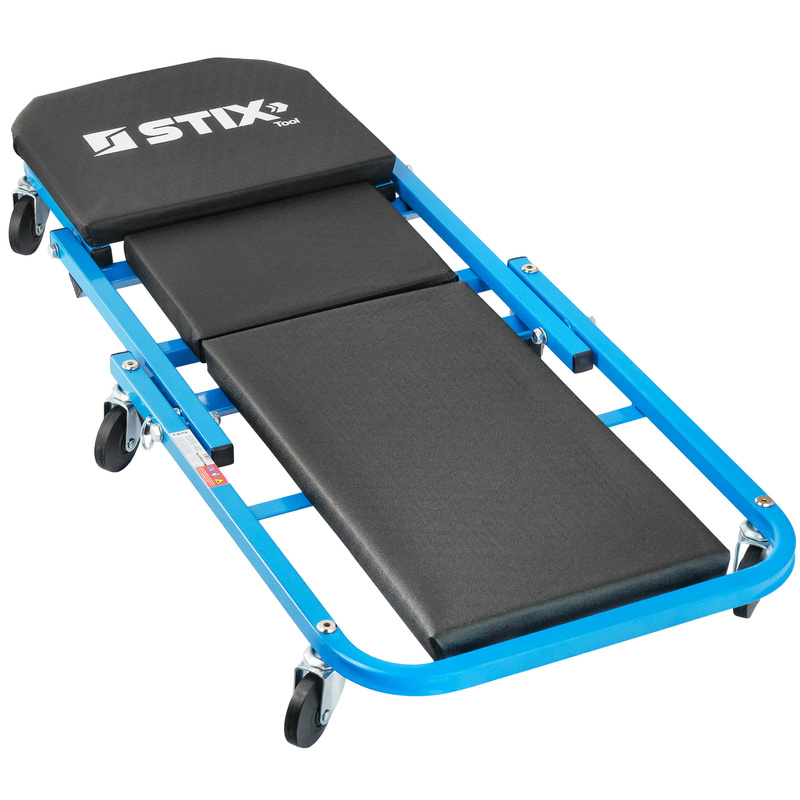 Klappbare Werkstattliege / Werkstatt-Hocker 2-in-1 LWS-40 – Stix