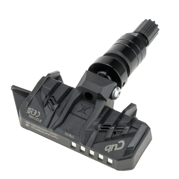 CUB TPMS UNI Sensor 4.0 EVO Pressure Sensor - Clamp-In Black