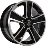 Alloy Wheels 16'' 5x108 Diewe Mammut 5 Nero machined