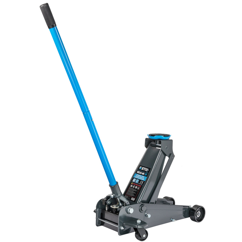 Hydraulic Floor Jack / Trolley Jack, lifting height 130–485 mm HELN-05 3T – Stix