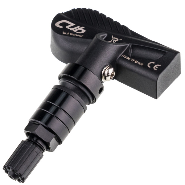 CUB TPMS UNI Sensor 4.0 EVO E-type Pressure Sensor - Clamp-In Black
