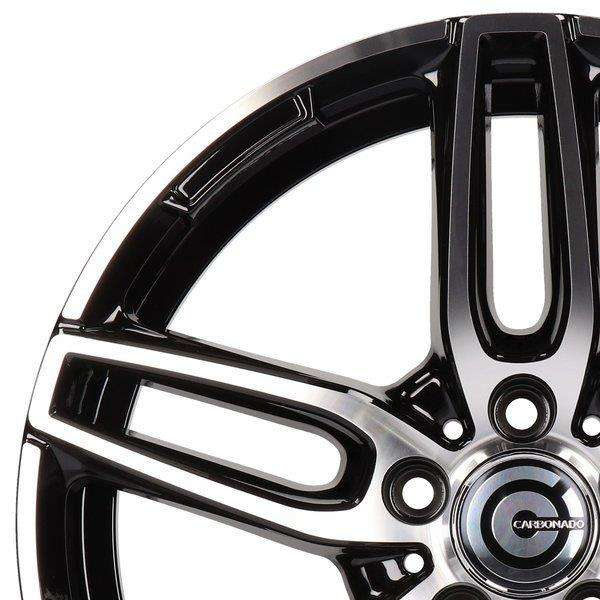 Set of staggered 4 Alloy Wheels 19 5x112 Carbonado Way BFP