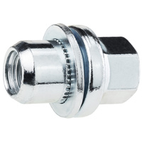 Wheel nuts for original alloy wheels Land Rover M14x1.5 zinc-plated, floating washer, 22 mm hex - Carbonado